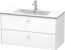 DURAVIT Brioso Two Drawer Wall-Mount Vanity Unit BR4103