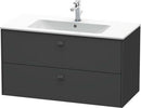 DURAVIT Brioso Two Drawer Wall-Mount Vanity Unit BR4103