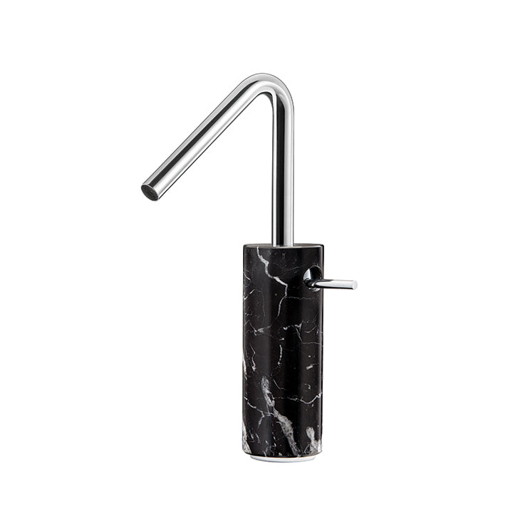 AQUABRASS CL20NM MARMO TALL SINGLE-HOLE LAV FAUCET-BLACK