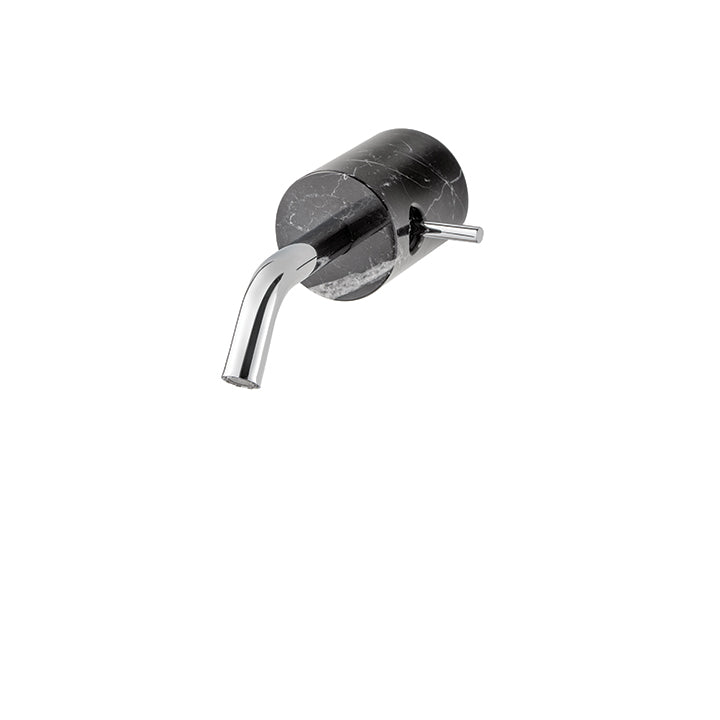 AQUABRASS CL28NM MARMO WALLMOUNT LAV FAUCET -BLACK