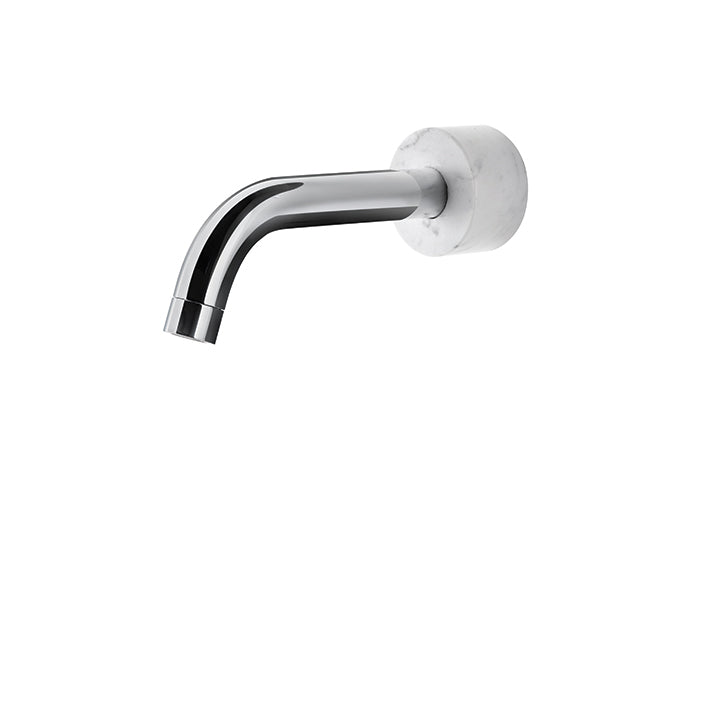 AQUABRASS CL32BC MARMO WALLMOUNT TUB SPOUT - WHITE