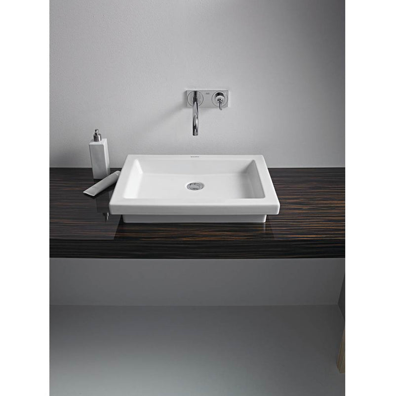 DURAVIT 2nd floor Undermount Sink White with WonderGliss 03175800001