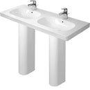 DURAVIT D-Code Double Vanity Sink White 03481200002