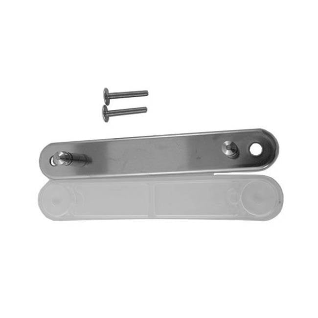 DURAVIT Hinge Panel for Seat and Cover Foster 0062790000, Stainless Steel 0061491000