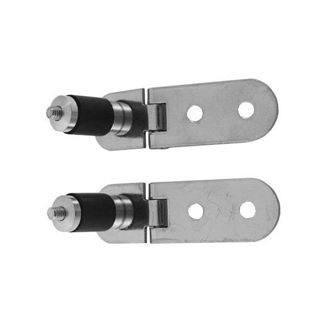 DURAVIT Hinges (Pair) for Urinal Vero 006151, Stainless Steel 0061521000