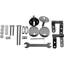 DURAVIT Hinges (Pair) for Seat and Cover 1930, 0064810000/0066610000, Stainless Steel 0061781000