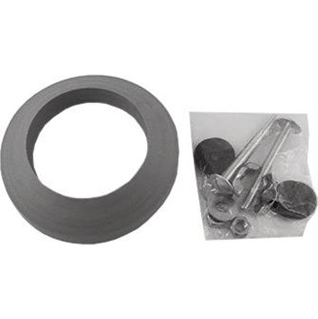 DURAVIT Fixation and Rubber Gasket for 2Pc Toilet 3", 5/3.5 L 0074127100