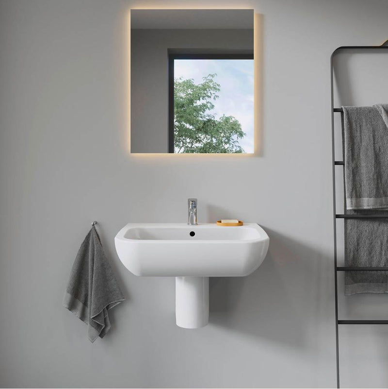 DURAVIT D-Code Wall-Mount Sink White 23106500002