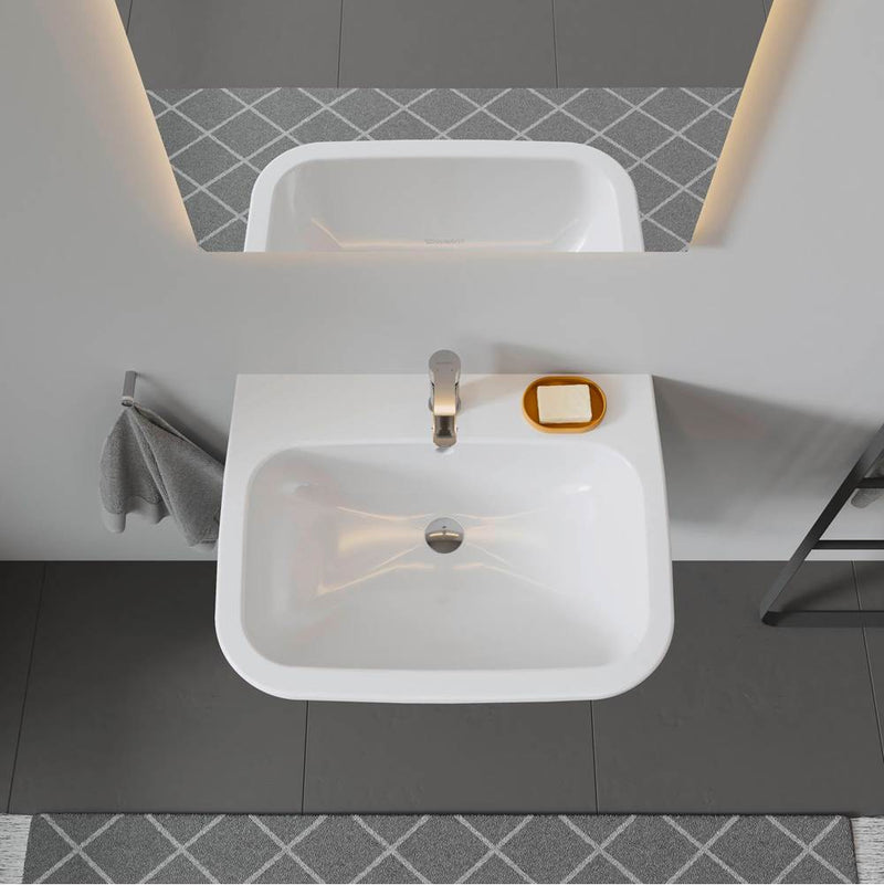 DURAVIT D-Code Wall-Mount Sink White 23106500002