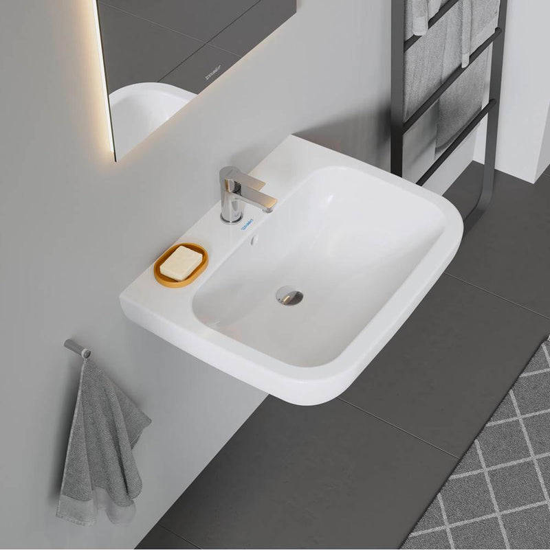 DURAVIT D-Code Wall-Mount Sink White 23106500002