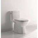 DURAVIT D-Code One-Piece Toilet Kit White with Seat D4005800