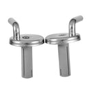 DURAVIT Hinge Set for Seat and Cover without Soft Closure, Stainless Steel 0061181000