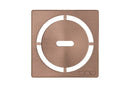SCHLUTER KERDI-DRAIN SQUARE GRATE KIT 4"  STAINLESS STEEL PURE