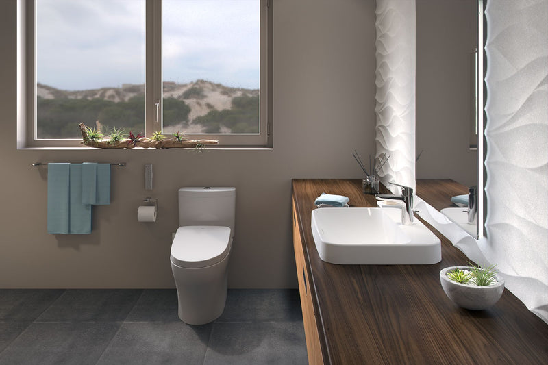 TOTO MS446124CEM AQUIA® IV TWO-PIECES TOILET - 1.28 GPF & 0.8 GPF, ELONGATED BOWL - WASHLET+ CONNECTION