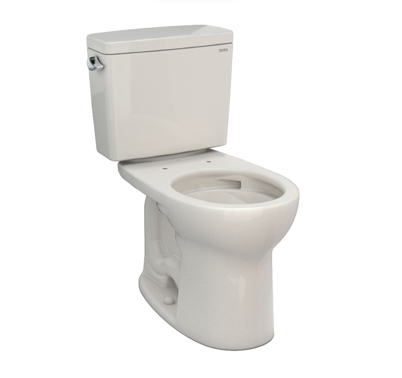 TOTO CST776CEF(R)(G) DRAKE® TWO-PIECE TOILET, 1.28 GPF, ELONGATED BOWL - UNIVERSAL HEIGHT
