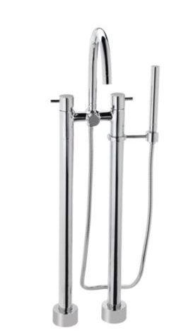 TOTO TB100DF TWO-HANDLE FREESTANDING TUB FILLER