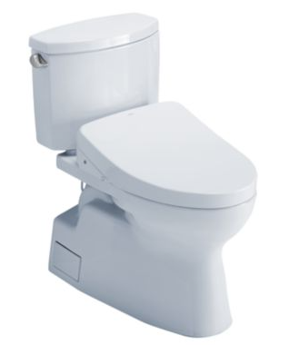 TOTO MW4743046CUFG VESPIN® II 1G WASHLET®+ S500E TWO-PIECE TOILET - 1.0 GPF