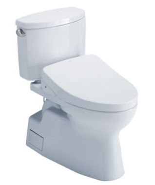 TOTO MW4743056CUFG VESPIN® II 1G WASHLET®+ S550E TWO-PIECE TOILET - 1.0 GPF