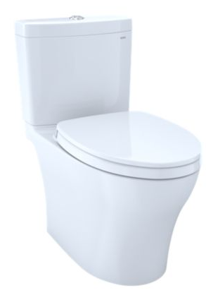 TOTO MS446124CEMFGN AQUIA® IV TWO-PIECES TOILET - 1.28 GPF & 0.9 GPF, UNIVERSAL HEIGHT - WASHLET+ CONNECTION