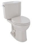 TOTO CST453CEF DRAKE® II TWO-PIECE TOILET, ROUND BOWL, 1.28 GPF