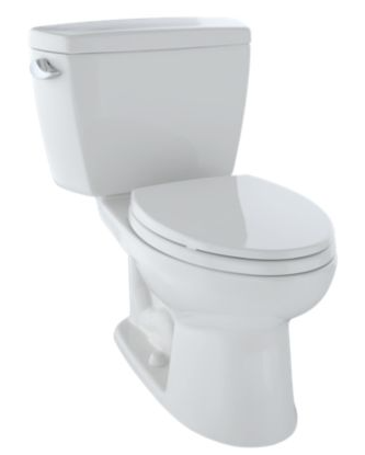 TOTO CST744EL(R)N ECO DRAKE® TRANSITIONAL TWO-PIECE TOILET, 1.28 GPF, ADA COMPLIANT, ELONGATED BOWL