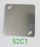 4 in. square flat blank cover