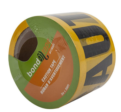 Bond Tape Caution Tape 3 in. x 250 ft.