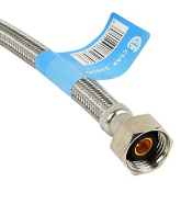 FLEX CONNECTOR SS 3 / 8IN COMP X ½IN FIP 20IN FAUCET