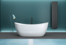 GT One Piece Freestanding Bathtub -27"X59" Color: White