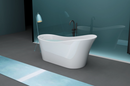 GT539 One Piece Freestanding Bathtub   30" H x 67" W x 29.5" D   Gloss White