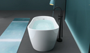 GT BANANA One Piece Bathtub - BANANA  27.6" H x 59" W x 29.5" D  Gloss White