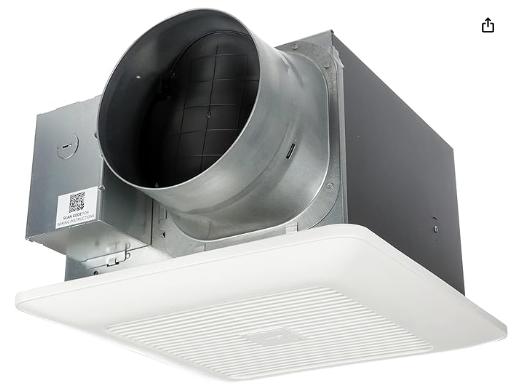 Panasonic FV-1115VK2 WhisperGreen Multi-Flow Bathroom Fan, White