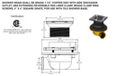 SD480-(SS/MBL)FLOOR & SHOWER DRAINS