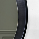 ROUNDY Singtered Stone Bathroom LED Vanity Mirror (Black Blackground) - LEDBMF624BSS