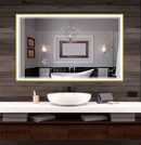 INFINITY SP Front-lit Framed Bathroom LED Vanity Mirror - GT-LEDBMF217