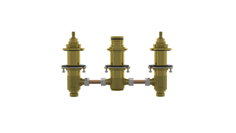 TOTO TBMT2 THREE-HOLE ROMAN TUB FILLER ROUGH-IN