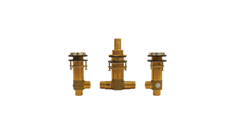 TOTO TBN02202U THREE-HOLE ROMAN TUB FILLER ROUGH-IN
