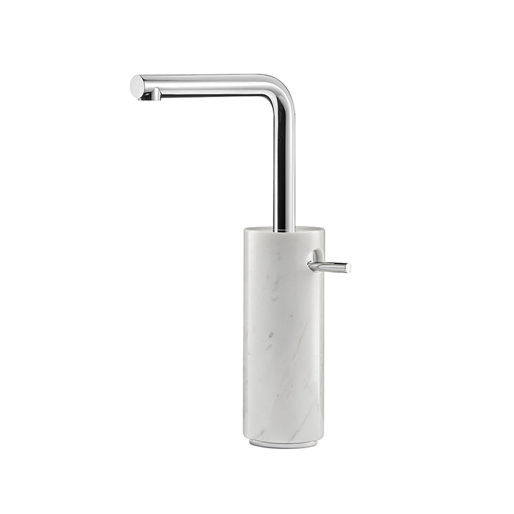 AQUABRASS UR20BC MARMO-URBAN TALL HOLE LAV FAUCET-WHITE