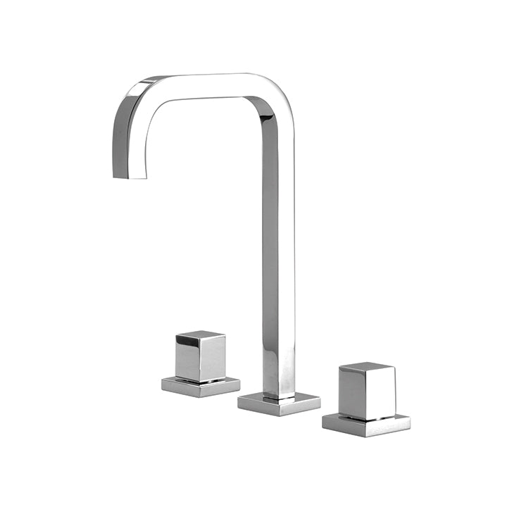 AQUABRASS X7816 XSQUARE WIDESPREAD LAV FAUCET