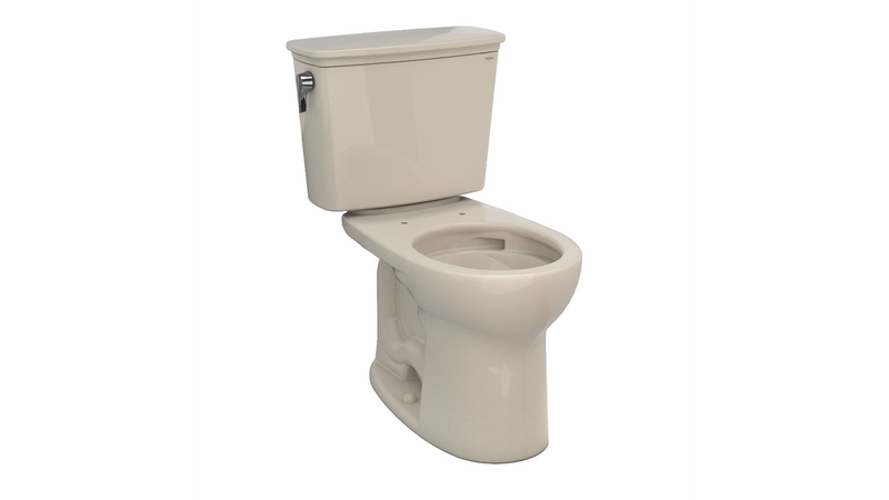 TOTO CST785CEFG DRAKE® TRANSITIONAL TWO-PIECE TOILET, 1.28 GPF, ROUND BOWL - UNIVERSAL HEIGHT