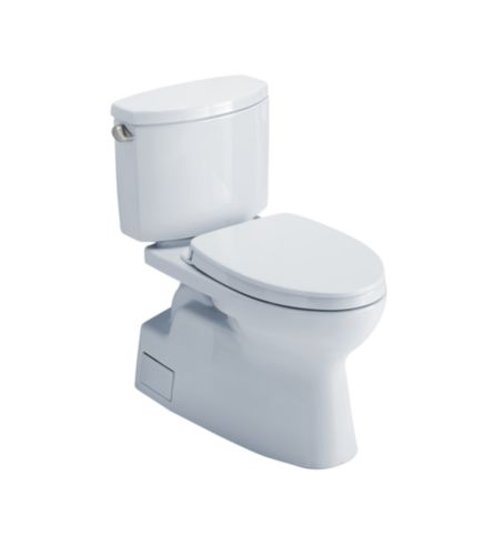 TOTO MS474124CEF VESPIN® II TWO-PIECE TOILET, ELONGATED BOWL - 1.28 GPF - WASHLET®+ CONNECTION