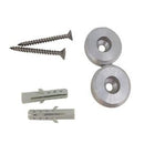 DURAVIT Floor Mounting Set for Metal Console Happy D.2, Incl. Caps, Chrome 1004431000