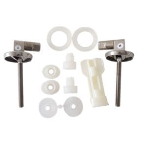 DURAVIT Hinge Set for Seat and Cover with Soft Closure, Stainless Steel 0061681000