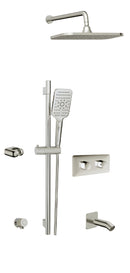 AQUABRASS INABOX02G SHOWER FAUCET - 2 WAY NON SHARED - T12123 VALVE REQUIRED
