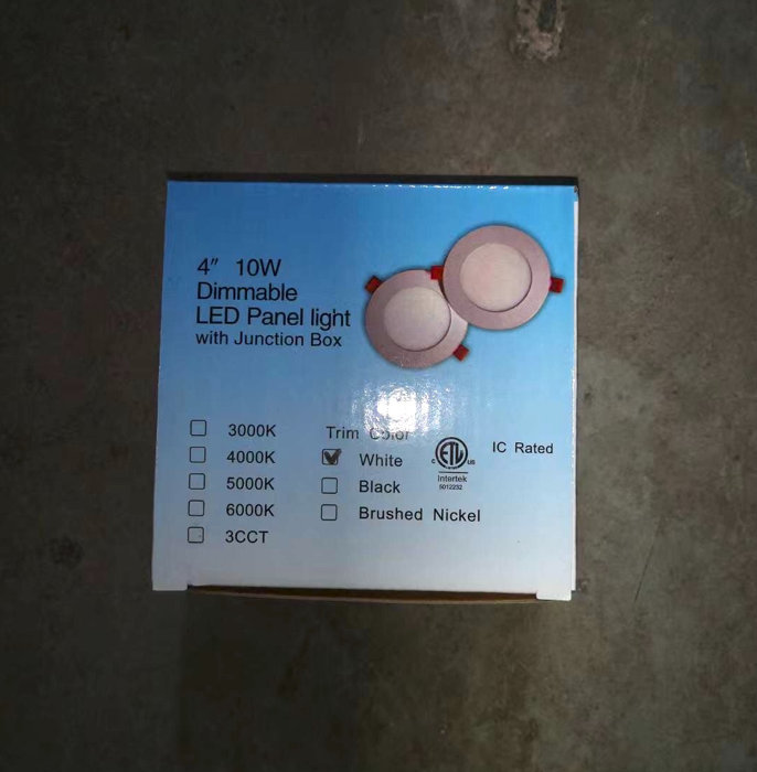 3CCT 4″ 10W Round LED Slim Profile Recessed Potlight