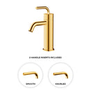 AQUABRASS MB214 MB2 SINGLE HOLE LAV. FAUCET