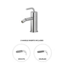 AQUABRASS MB224 MB2  SINGLE HOLE BIDET FAUCET