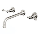 AQUABRASS N7329 REGENCY WALLMOUNT LAV FAUCET 8 inchCC - TRIM ONLY