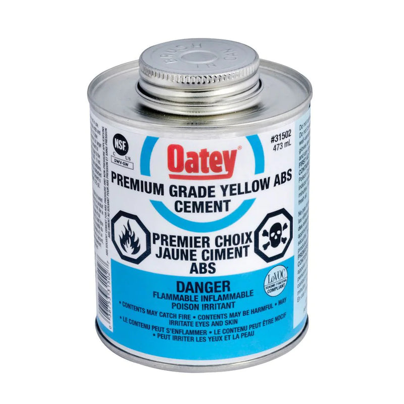 Oatey 473 Ml Abs Cement Yellow (C)