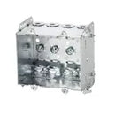 3 x 3-3/4 x 2-1/2 D. Two Gang 25 cu.inch Rectangle Steel Device Box